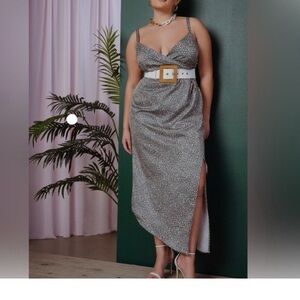 Eloqui Satin Like Dress